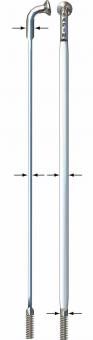 SAPIM CX-Ray, gerade, schwarz 258 mm