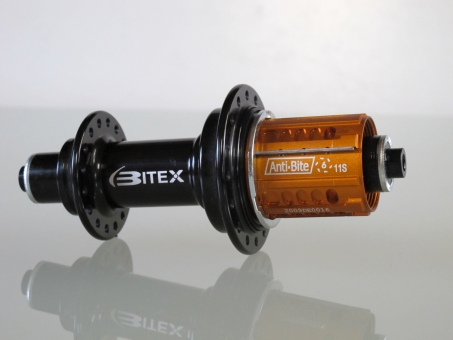 Bitex RAR9 HR-Nabe schwarz 24-Loch | 135 mm , Shimano/Sram superlight